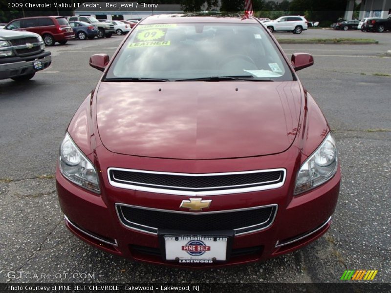 Red Jewel / Ebony 2009 Chevrolet Malibu LT Sedan