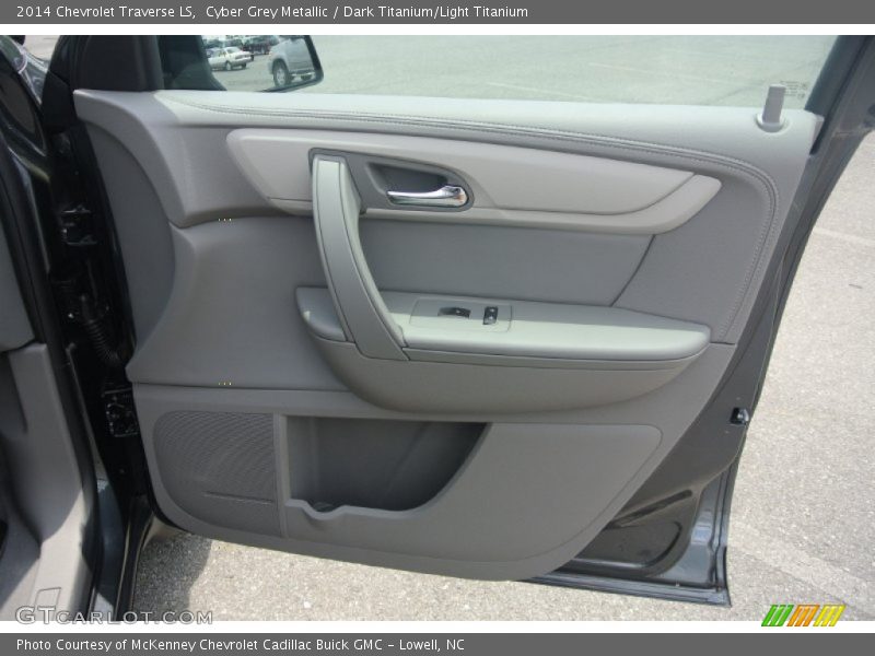 Cyber Grey Metallic / Dark Titanium/Light Titanium 2014 Chevrolet Traverse LS