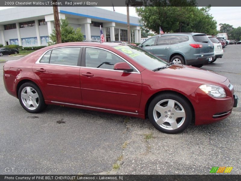 Red Jewel / Ebony 2009 Chevrolet Malibu LT Sedan