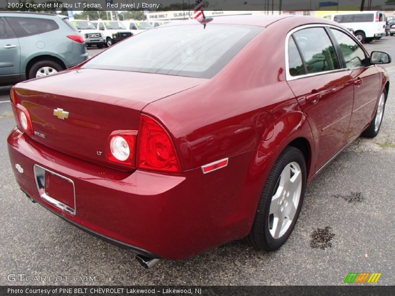 Red Jewel / Ebony 2009 Chevrolet Malibu LT Sedan