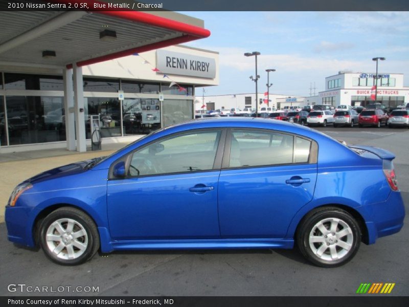 Blue Metallic / Charcoal 2010 Nissan Sentra 2.0 SR