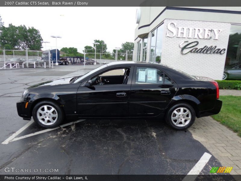 Black Raven / Ebony 2007 Cadillac CTS Sedan