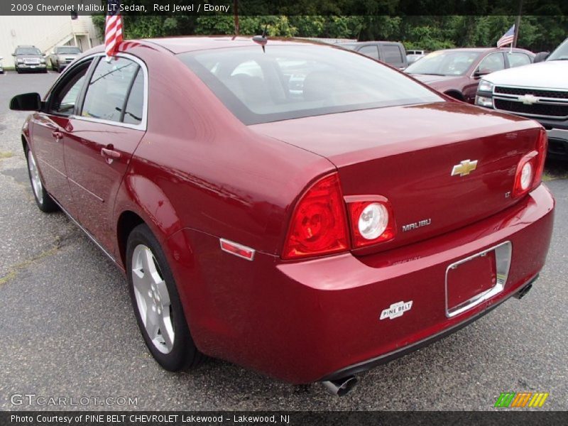Red Jewel / Ebony 2009 Chevrolet Malibu LT Sedan