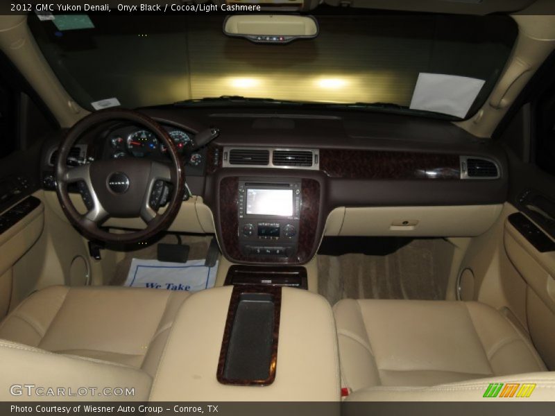 Onyx Black / Cocoa/Light Cashmere 2012 GMC Yukon Denali