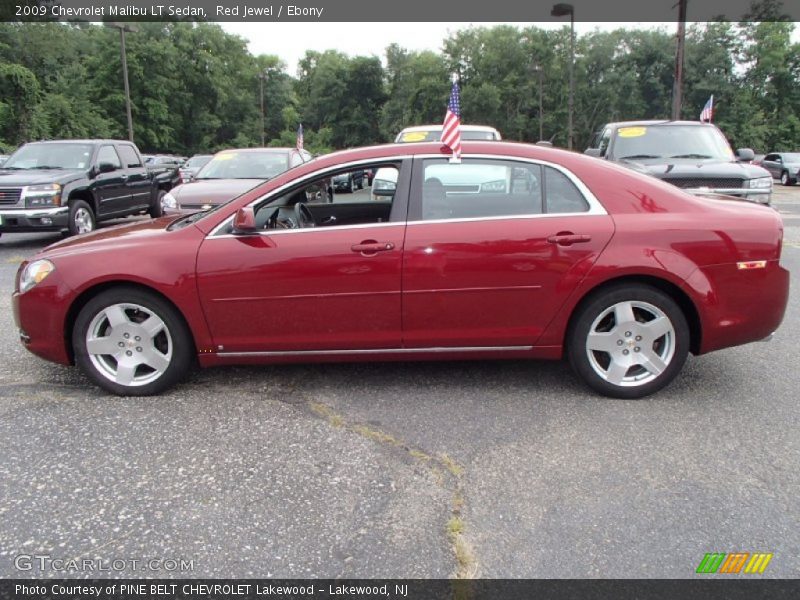 Red Jewel / Ebony 2009 Chevrolet Malibu LT Sedan