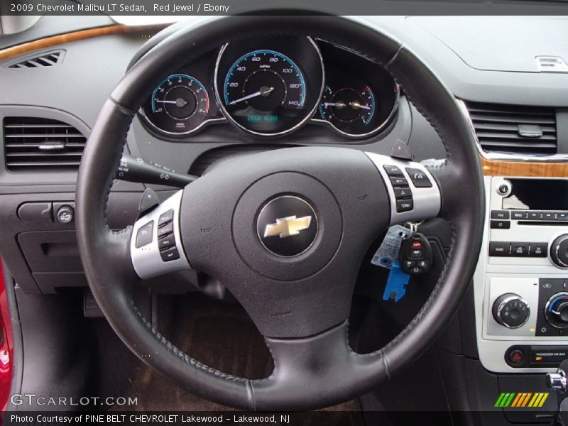 Red Jewel / Ebony 2009 Chevrolet Malibu LT Sedan