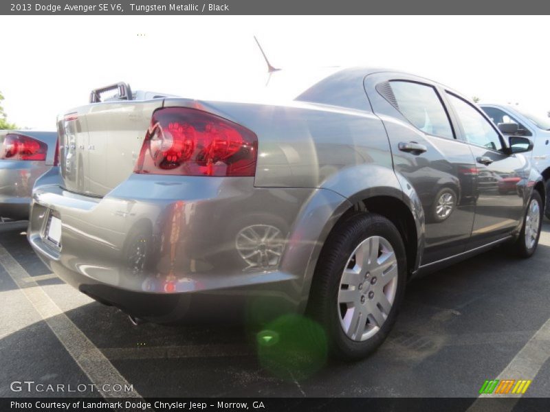Tungsten Metallic / Black 2013 Dodge Avenger SE V6