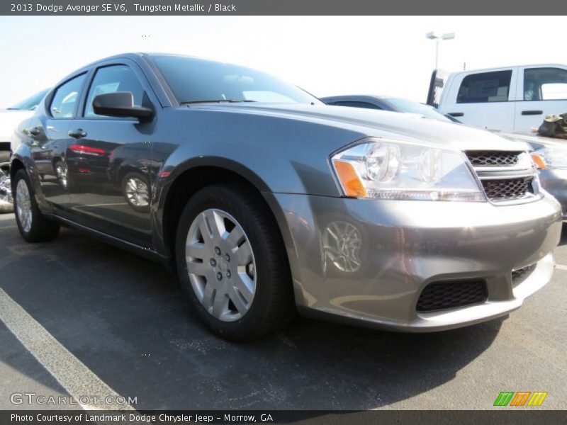 Tungsten Metallic / Black 2013 Dodge Avenger SE V6