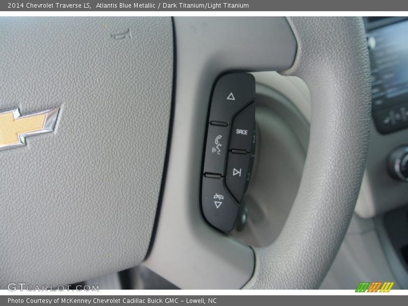 Atlantis Blue Metallic / Dark Titanium/Light Titanium 2014 Chevrolet Traverse LS