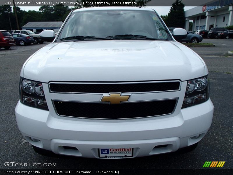 Summit White / Light Cashmere/Dark Cashmere 2013 Chevrolet Suburban LT