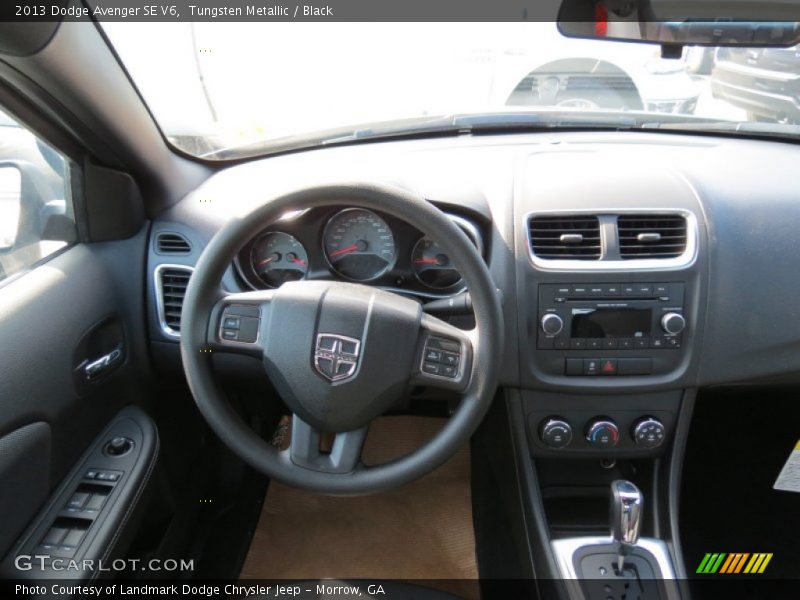 Tungsten Metallic / Black 2013 Dodge Avenger SE V6