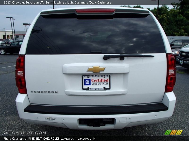 Summit White / Light Cashmere/Dark Cashmere 2013 Chevrolet Suburban LT