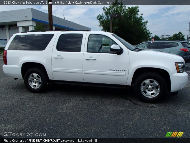 Summit White / Light Cashmere/Dark Cashmere 2013 Chevrolet Suburban LT