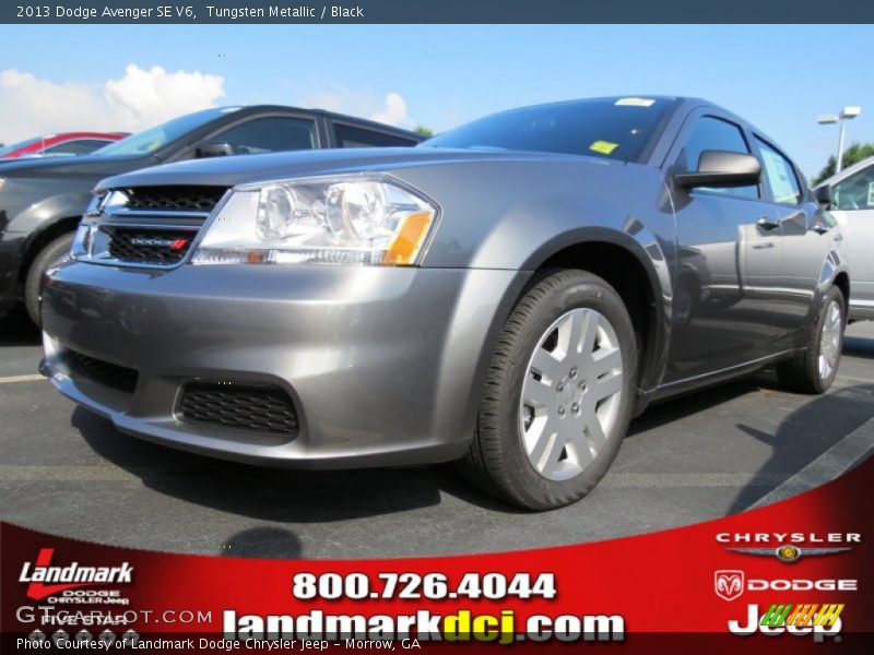 Tungsten Metallic / Black 2013 Dodge Avenger SE V6
