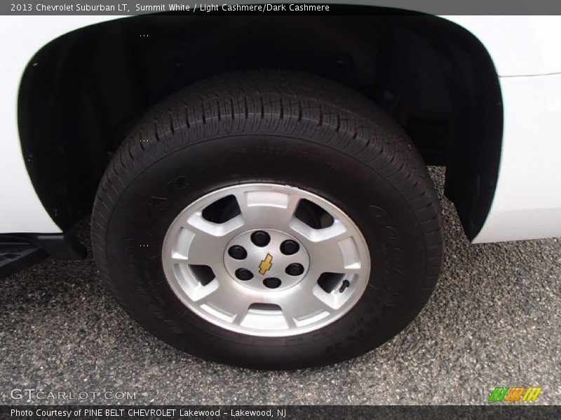 Summit White / Light Cashmere/Dark Cashmere 2013 Chevrolet Suburban LT