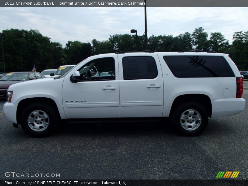 Summit White / Light Cashmere/Dark Cashmere 2013 Chevrolet Suburban LT