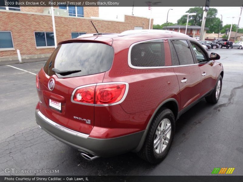 Red Jewel Tintcoat / Ebony Black/Ebony 2009 Buick Enclave CX