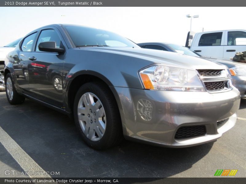 Tungsten Metallic / Black 2013 Dodge Avenger SE V6