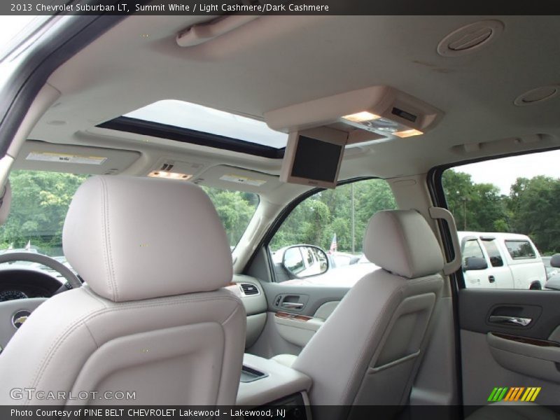 Summit White / Light Cashmere/Dark Cashmere 2013 Chevrolet Suburban LT