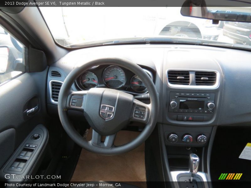 Tungsten Metallic / Black 2013 Dodge Avenger SE V6