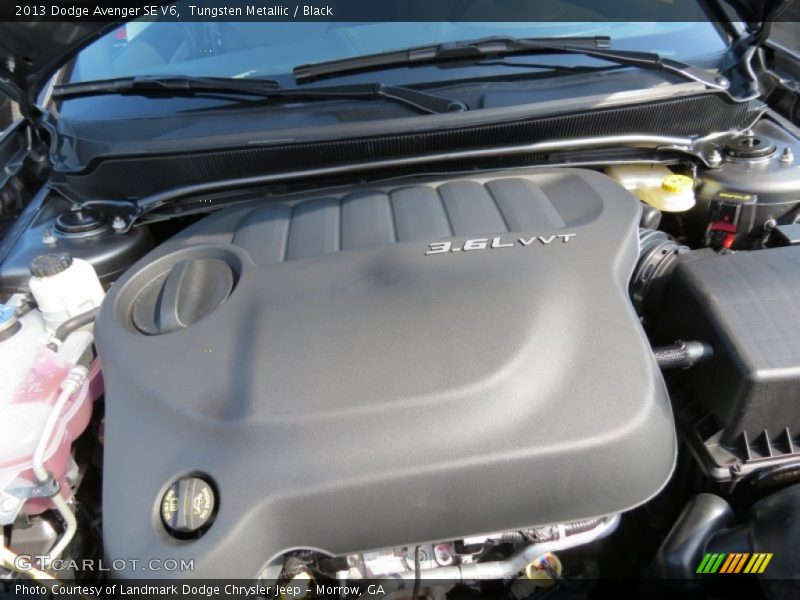 Tungsten Metallic / Black 2013 Dodge Avenger SE V6