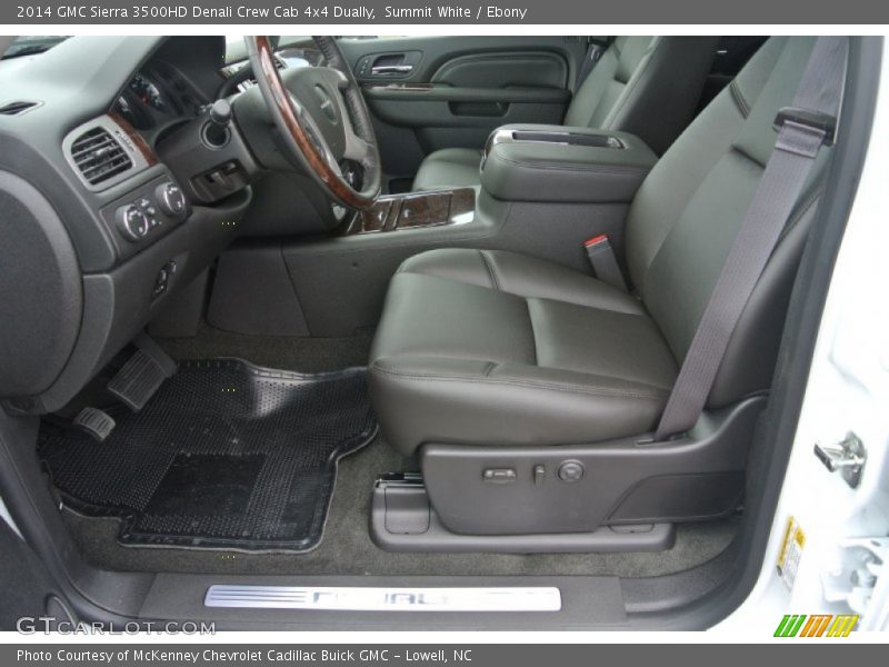 Front Seat of 2014 Sierra 3500HD Denali Crew Cab 4x4 Dually