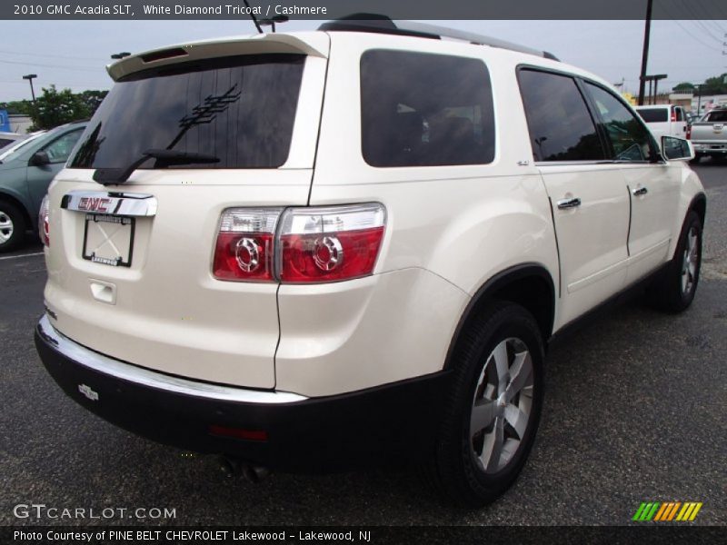 White Diamond Tricoat / Cashmere 2010 GMC Acadia SLT