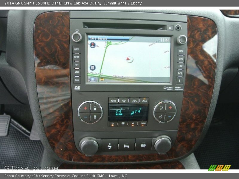 Navigation of 2014 Sierra 3500HD Denali Crew Cab 4x4 Dually