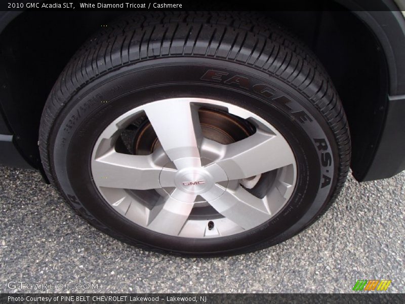 White Diamond Tricoat / Cashmere 2010 GMC Acadia SLT