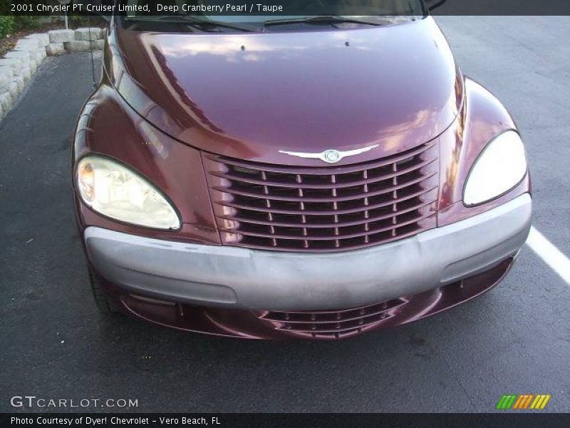 Deep Cranberry Pearl / Taupe 2001 Chrysler PT Cruiser Limited