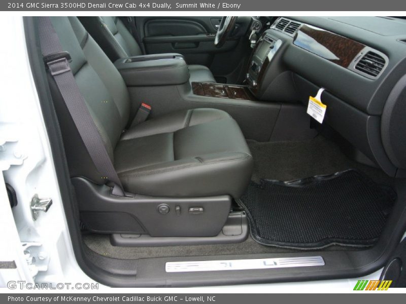 Front Seat of 2014 Sierra 3500HD Denali Crew Cab 4x4 Dually