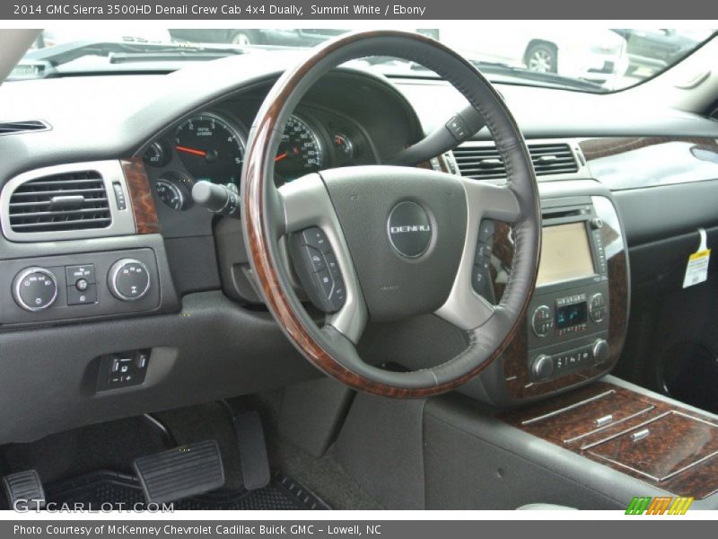 Dashboard of 2014 Sierra 3500HD Denali Crew Cab 4x4 Dually