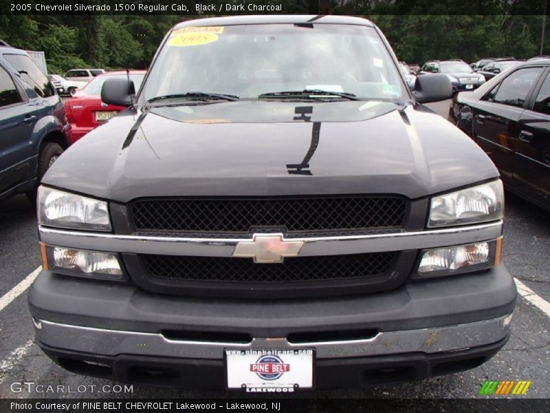 Black / Dark Charcoal 2005 Chevrolet Silverado 1500 Regular Cab