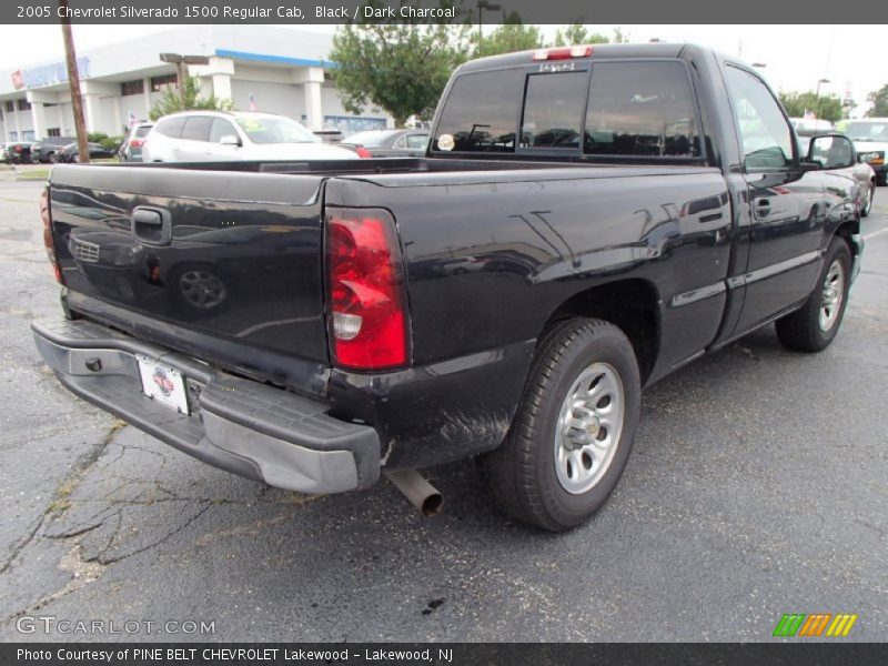 Black / Dark Charcoal 2005 Chevrolet Silverado 1500 Regular Cab