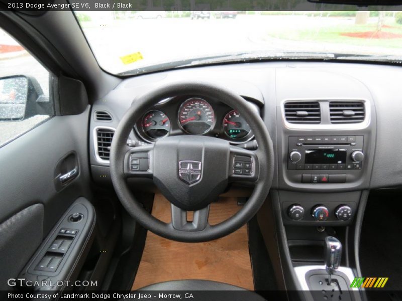 Black / Black 2013 Dodge Avenger SE V6