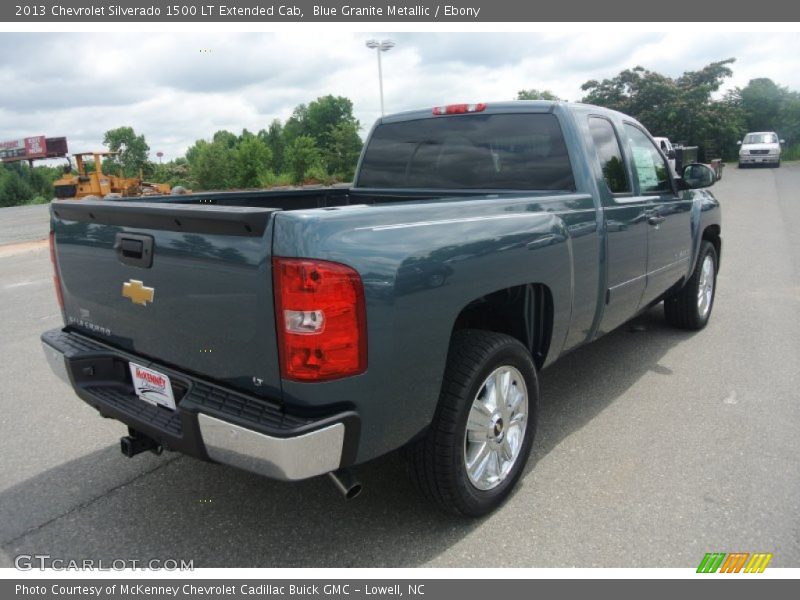Blue Granite Metallic / Ebony 2013 Chevrolet Silverado 1500 LT Extended Cab