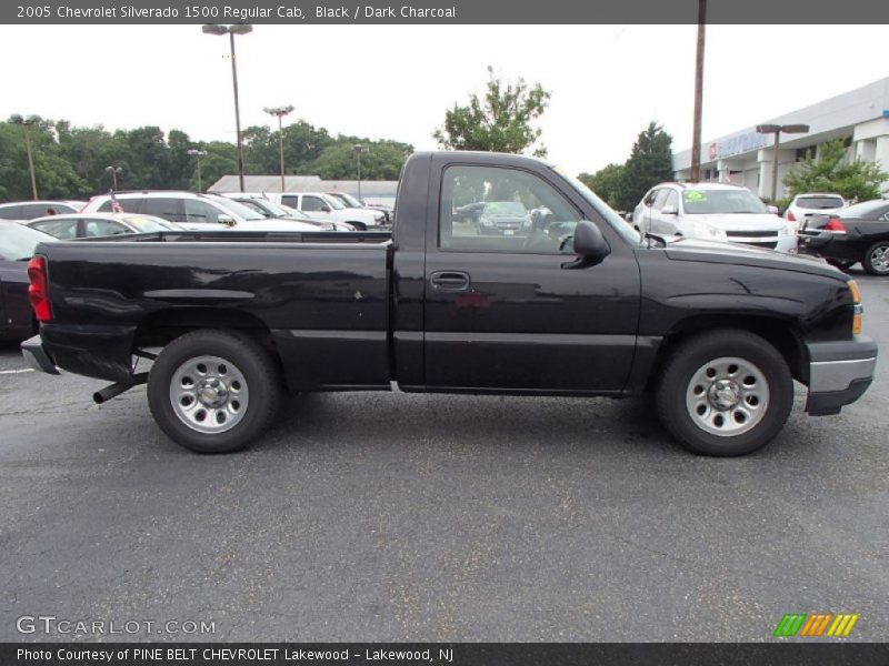 Black / Dark Charcoal 2005 Chevrolet Silverado 1500 Regular Cab
