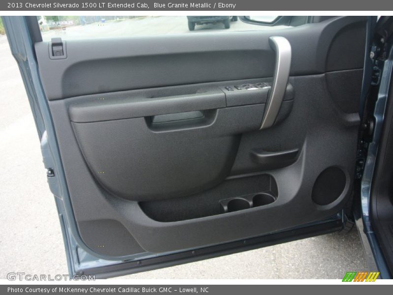 Blue Granite Metallic / Ebony 2013 Chevrolet Silverado 1500 LT Extended Cab