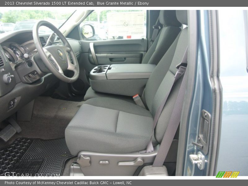 Blue Granite Metallic / Ebony 2013 Chevrolet Silverado 1500 LT Extended Cab