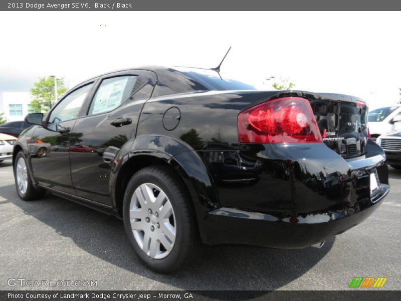 Black / Black 2013 Dodge Avenger SE V6