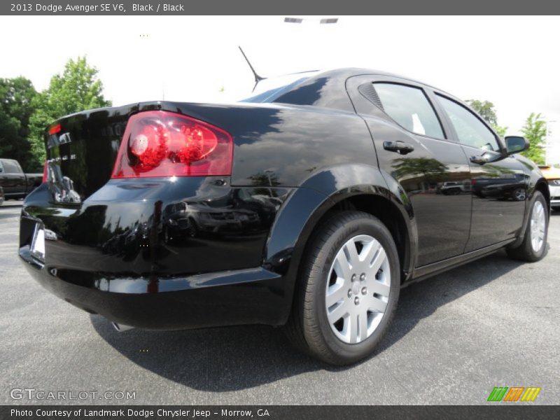 Black / Black 2013 Dodge Avenger SE V6