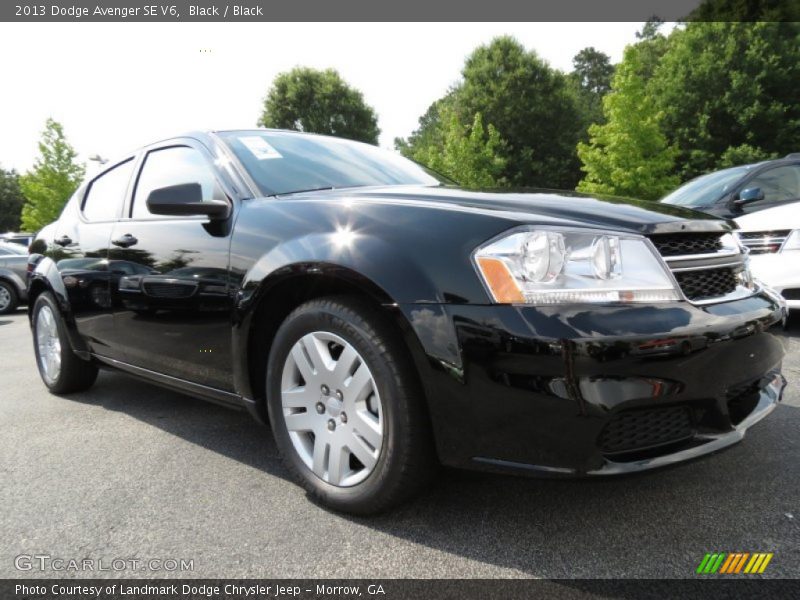 Black / Black 2013 Dodge Avenger SE V6