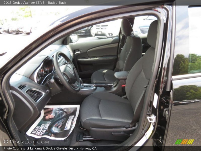 Black / Black 2013 Dodge Avenger SE V6