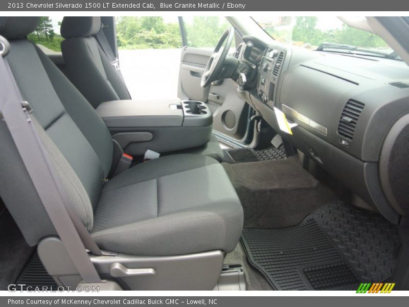 Blue Granite Metallic / Ebony 2013 Chevrolet Silverado 1500 LT Extended Cab