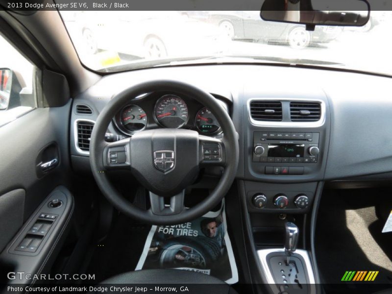 Black / Black 2013 Dodge Avenger SE V6