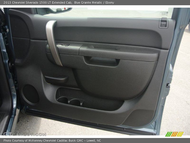 Blue Granite Metallic / Ebony 2013 Chevrolet Silverado 1500 LT Extended Cab