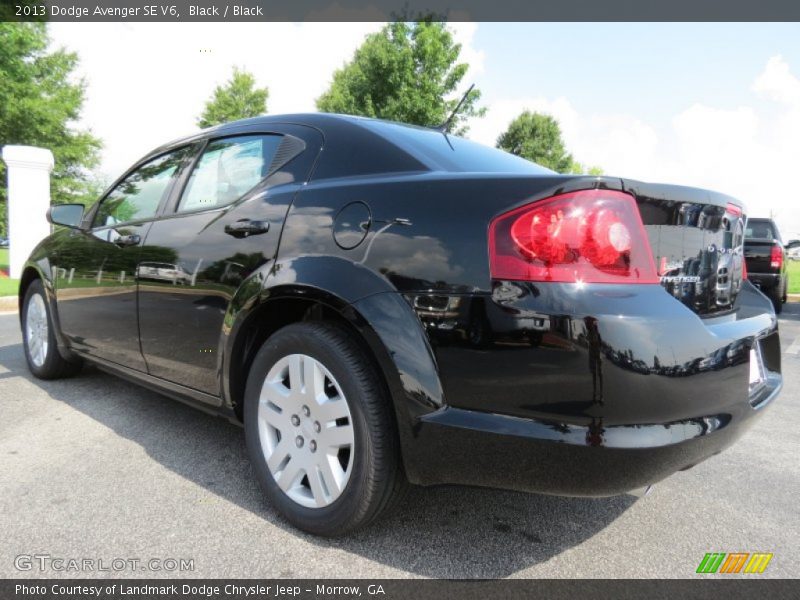 Black / Black 2013 Dodge Avenger SE V6