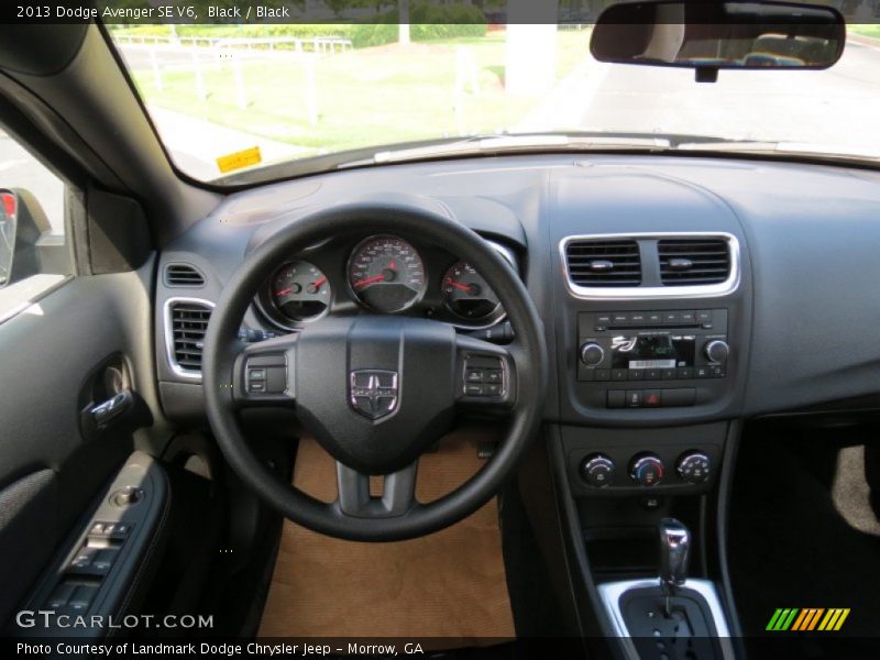 Black / Black 2013 Dodge Avenger SE V6