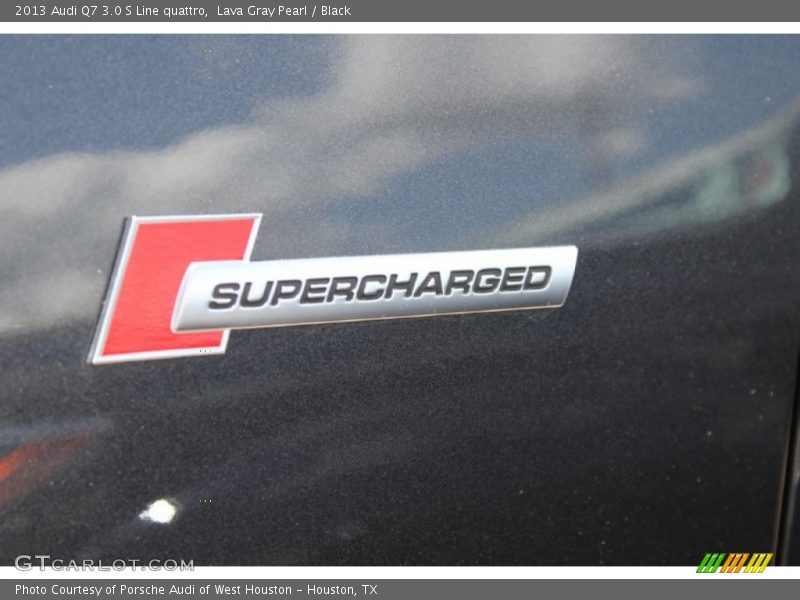 Lava Gray Pearl / Black 2013 Audi Q7 3.0 S Line quattro