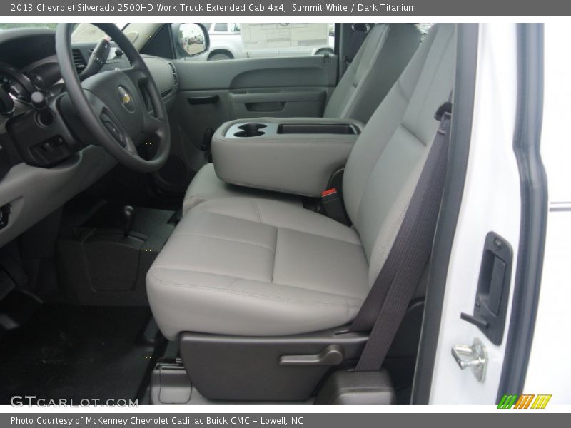Summit White / Dark Titanium 2013 Chevrolet Silverado 2500HD Work Truck Extended Cab 4x4
